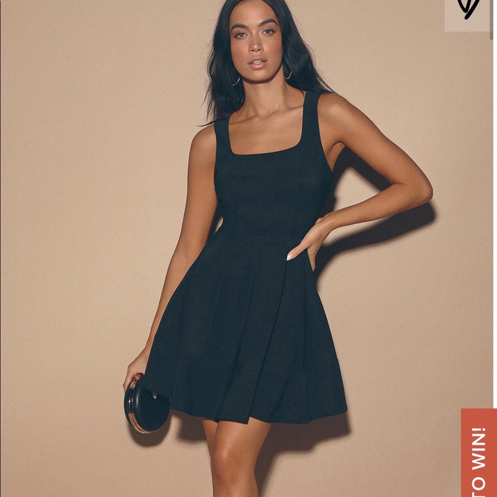 Lulu’s Home before daylight black dress in Small.